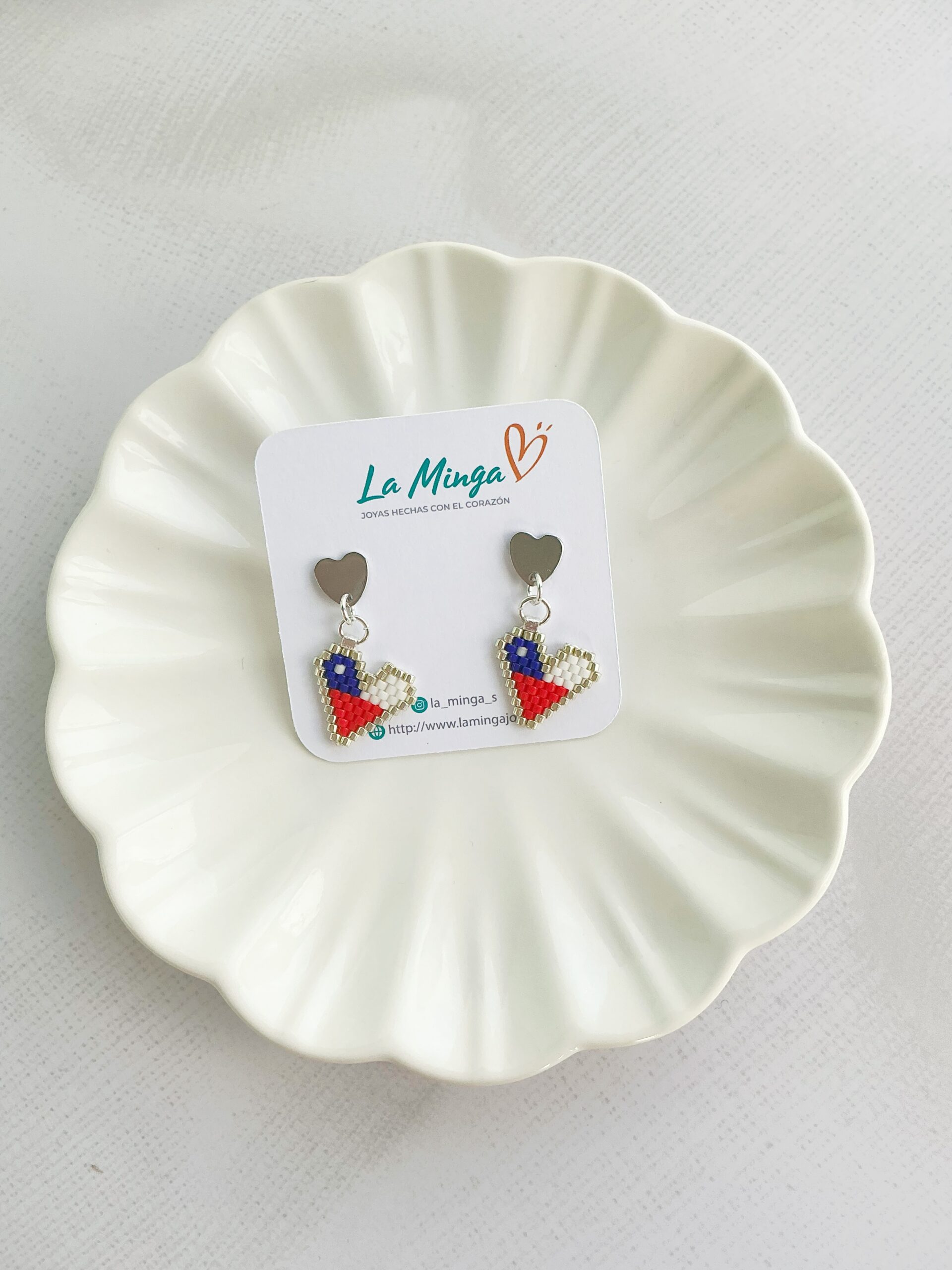 AROS CORAZÓN COLGANTE 🇨🇱 - Imagen 3